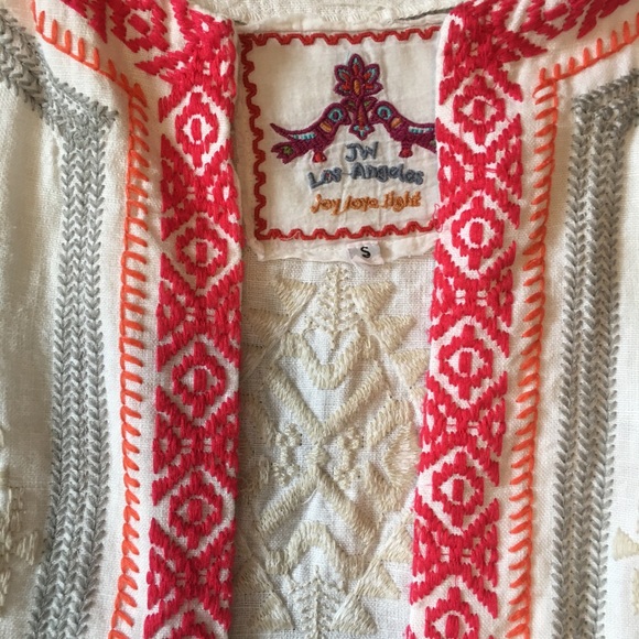 Johnny Was Linen Kimono - Picture 3 of 5